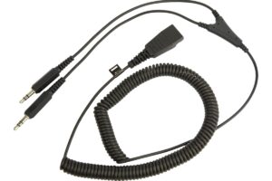 JABRA QD Cord to 2x 3,5mm pin plug