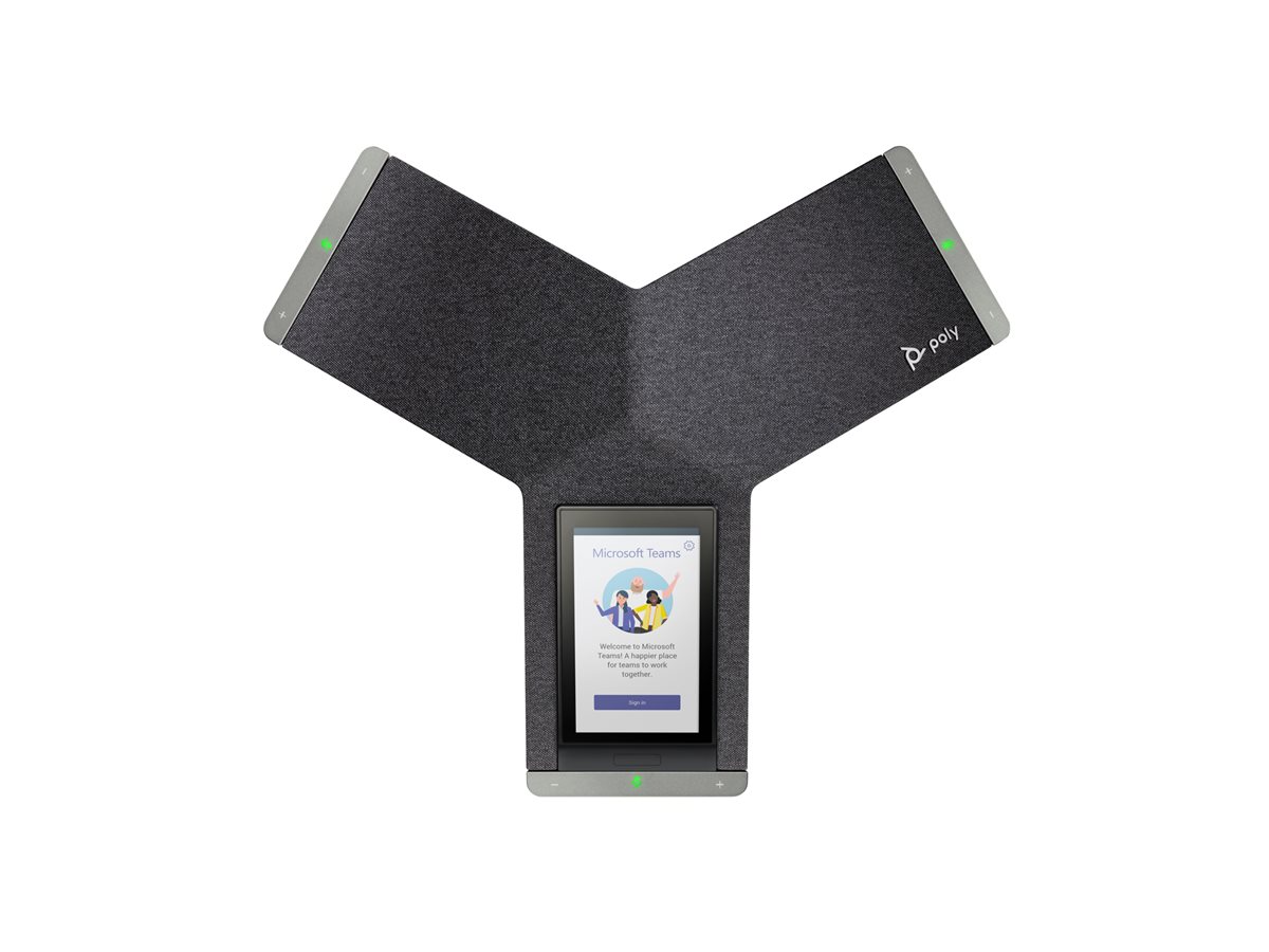 HP Poly Trio C60 IP CP MS FR PoE-e EMEA-INTL English Loc-Euro plug - Bilde 4