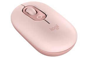 LOGI POP Mouse with emoji - ROSE