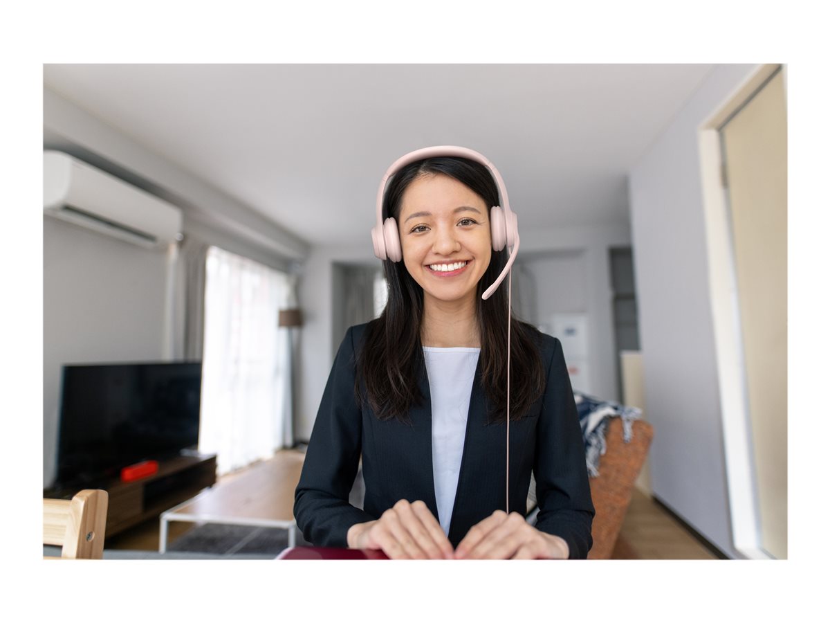 LOGI H390 USB Computer Headset - ROSE - Bilde 11