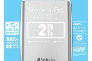 Verbatim External HD 2TB USB 3.0 Silver