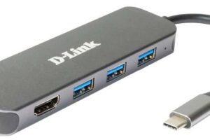 D-Link 5-in-1 USB-C Hub with