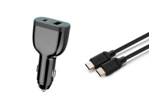CoreParts USB-C Car Charger for Laptop,