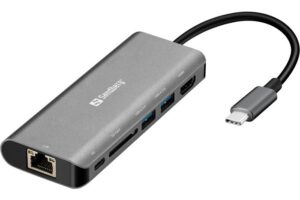 Sandberg USB-C Dock HDMI+LAN+SD+USB100W