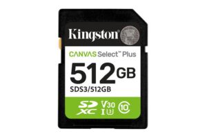 Kingston 512Gb Sdxc Canvas Select Plus