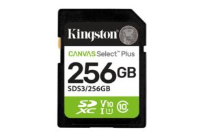 Kingston 256Gb Sdxc Canvas Select Plus