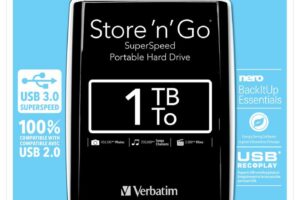 Verbatim External HD 1 TB Black