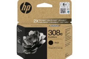 HP 308e EvoMore Black Original Ink Cart