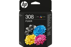 HP 308 Black/Tri-Color Original Ink Cart