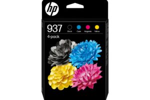 HP 937 CMYK Original Ink Cart 4-Pack