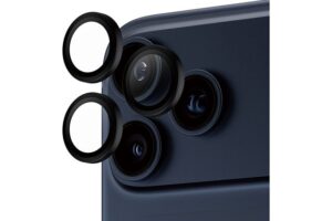 PanzerGlass® Hoops® Camera Lens Protector Black iPhone 17 Pro | iPhone 17 Pro Max | iPhone 16 Pro | 16 Pro Max