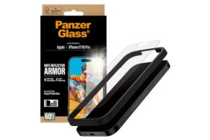 PanzerGlass® Anti-Reflective Armor Screen Protector iPhone 17 | iPhone 16 Pro w. EasyAligner