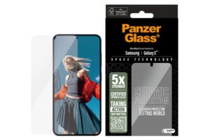 PanzerGlass® Ceramic Screen Protector Samsung Galaxy S25 | S24 | Ultra-Wide Fit w. EasyAligner